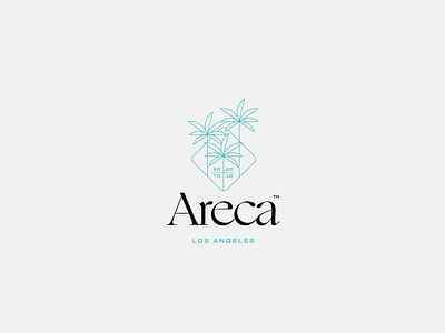 Areca branding cannabis logo weed