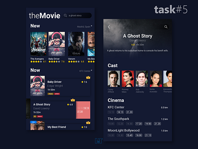 TheMovie App app app concept app design app icon design ios ui