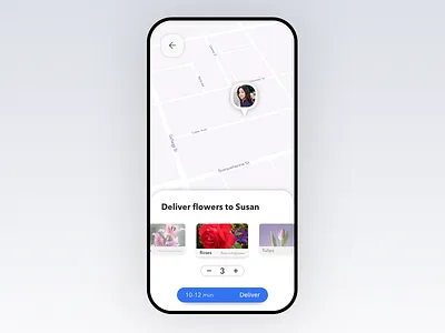 Daily UI Challenge #029 - Map app component daily daily ui 29 dailyui form map mapbox mobile web