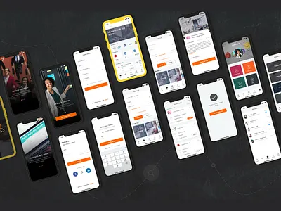 Jobify - Job Searching App app branding creative design design concept illustration ios app design job searching app jobify popular design trendy design ui