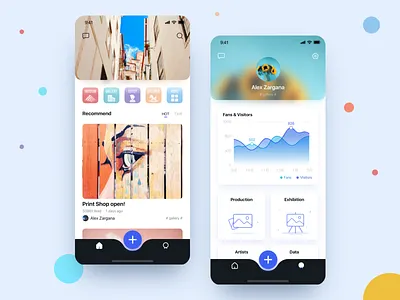 Art App app art branding design ui