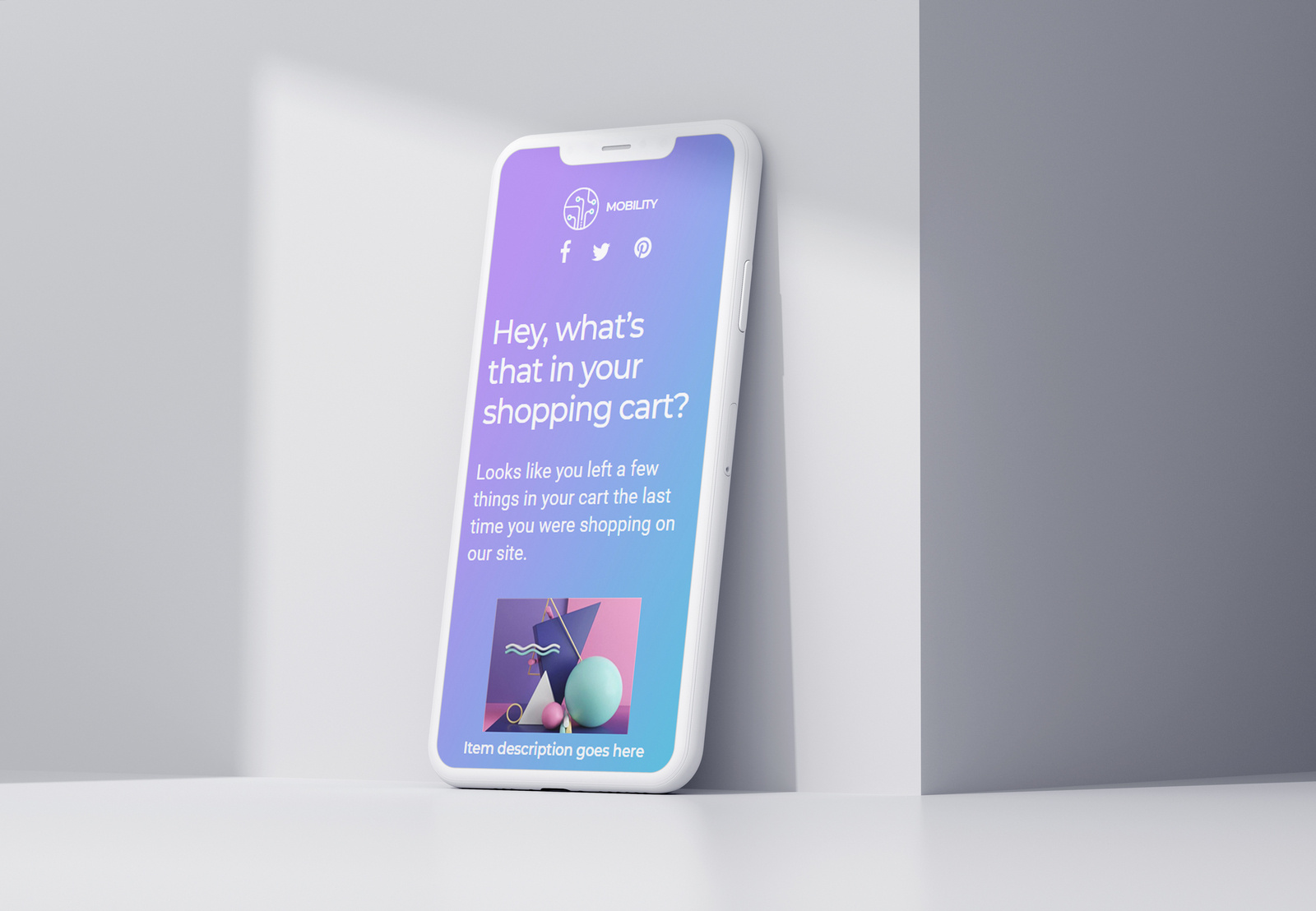 Example of This is how our email campaigns look on mobile. Pretty cool huh?