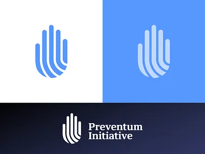 Preventum Initiative - Unused Logo Concept (for sale) branding challenges campaigns clean corporate design for sale unused buy gradient hand hand concept icon identity logo logo design logo designer logotype mark nice symbol unused for sale buy now vector