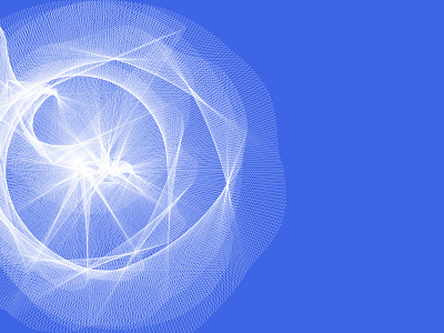 Blue Rose design generative art graphic design p5.js p5xjs