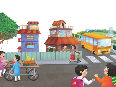 Chunmun Shabd 2dcartoon animation branding childrensbookillustration design fun time illustration illustration art urbanlearningforkids