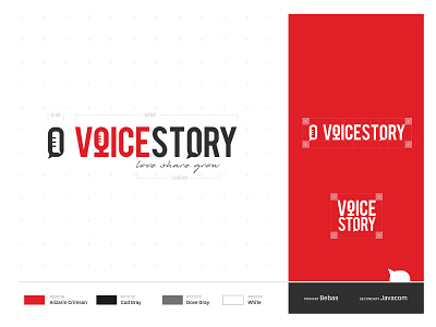 Voice Story Branding brand branding community design event venue icon icons illustration illustrator lettering logo minimal motivational quotes perfomance speaker speaking story illustration story telling typography vector