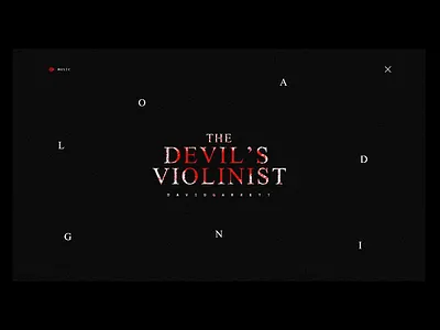LOADING PAGE animation close david garrett design devils icon illustration illustrator loading loading page logo typography ui ux vector violin violinist web web design website