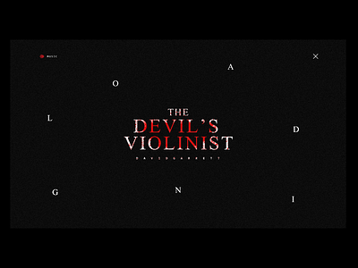 LOADING PAGE animation close david garrett design devils icon illustration illustrator loading loading page logo typography ui ux vector violin violinist web web design website