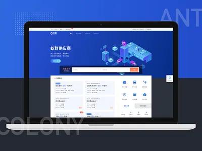 Ant Colony Website Design web design