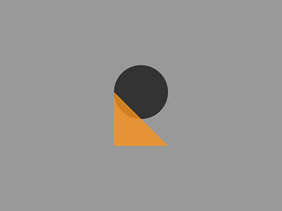 R for 36daysoftype 36days 36daysoftype abstract bold icon letter logo mark minimal shapes type
