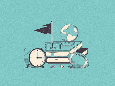 Green Globe And Ball concept app branding design flat icon identity illustration illustrator ios minimal mobile vector web website