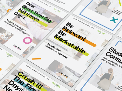 eCourse Covers for Learning Platform branding design graphic design layout ui