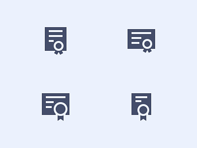 certificate glyph icon achievement affinity designer app award awards certificate charter icon icon a day illustration ui vector web