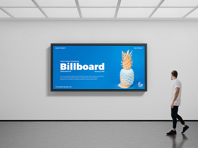 Free Indoor Advertising Billboard Mockup PSD billboard mockup download free free mockup free psd mockup freebie freebies mock up mockup mockup free mockup psd mockup template psd psd mockup