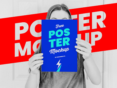 Free Female Hand Holding Poster Mockup PSD free download free mockup free psd freebie mock up mockup mockup psd poster mockup psd psd mockup