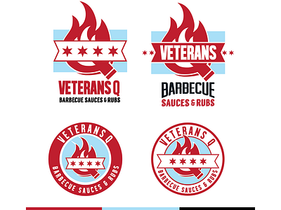 Veterans Q Logo Variations branding design graphic design layout logo typography