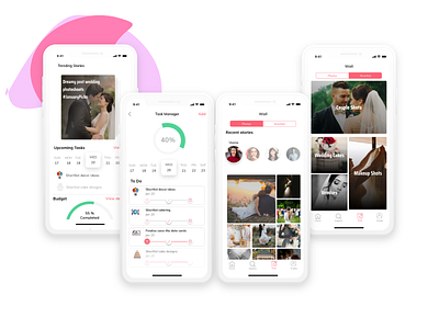 Wedding planning app design iosapp planner uidesign wedding app