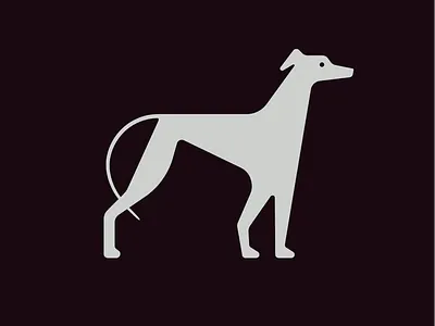 Galgo icon design dog icon