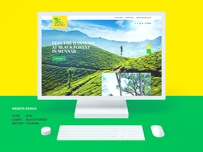 Munnar Black Forest Website Project creative website desktop mockup device mockup full screen website icon design mobile apps mobile website mockup modern website resort resort website tourism tourism website ui design ux design web design website website design website mockup