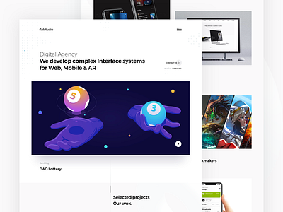 Flatstudio: New website agency design agency design team digital flatstudio interface systems interface team mobile agency support agency web