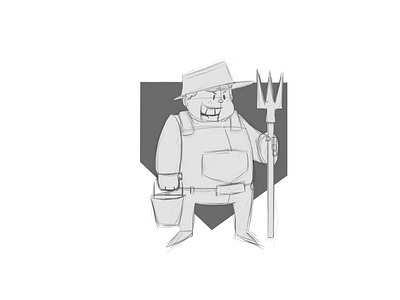 Farmer 2 character character art character concept character creation characterdesign characterdevelopment design dribbble illustration illustrator illustree vector vectorart