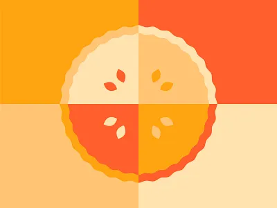 Pi(e) Day 2019 color colour illustration illustrator orange pi pie