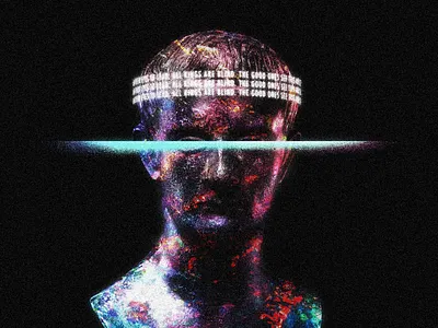 Blind King digital illustration