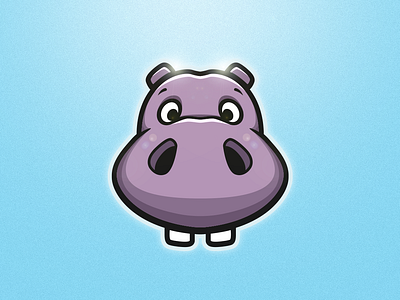 Hippo Mascot adobe art branding creative cute cute animal design esports flat for hire forsale graphic design illustration illustrator logo mascot logo photoshop ui ux vector