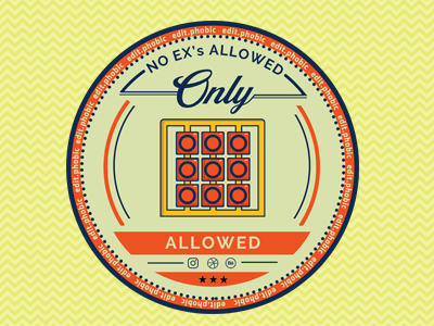 Tic Tac Toe Coaster branding coasters sticker mule