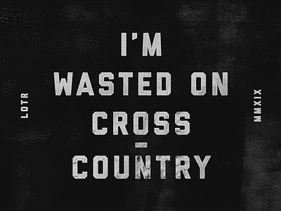 BONUS! booze lord of the rings lotr marathon quote running track vintage