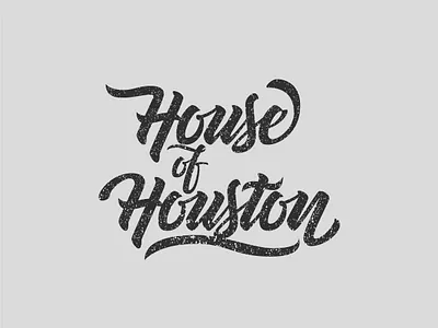 House of Houston design illustration illustrator lettering logo type typography vector