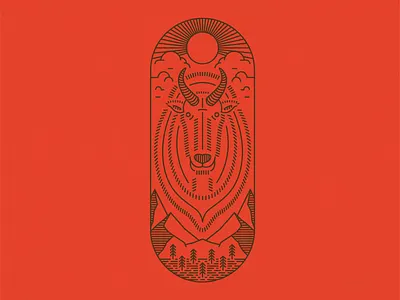 Mountain Goat adventure animal goat goats mountain mountain goat outdoors plants tree trees