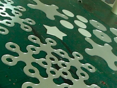 Light Rain - Laser Cut Forms design