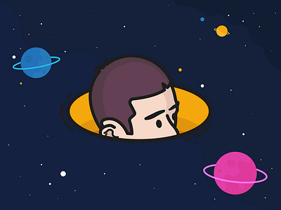 universe universe 插图 线 艺术