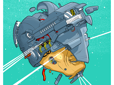 Head001 humanity illustration scifi technology