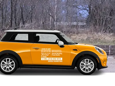 Beautiful Website Car Wrap car car wrap design illustration marketing services van van van cover van wrap website