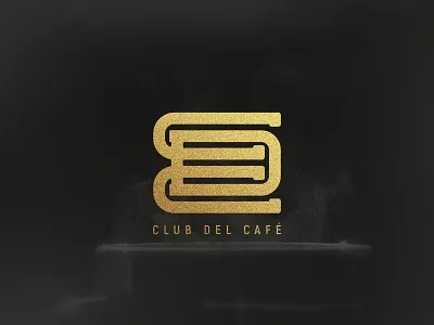 Monogram logo branding company design illustration logo noise texture typography vector