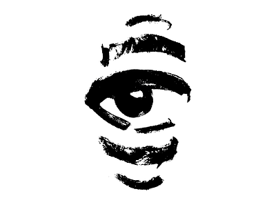 Fingerprint Eye blackink brush brushpen cologne eye eyeballs eyeflow eyelogo face fingerprint horus illustrator ink inked logo luxembourg mikasalentiny mythology salentiny seeing