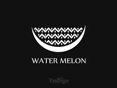 Water Melon art design flat graphic graphic design illustration logo melon negative negative space negative space logo pandhegaz vector water water melon
