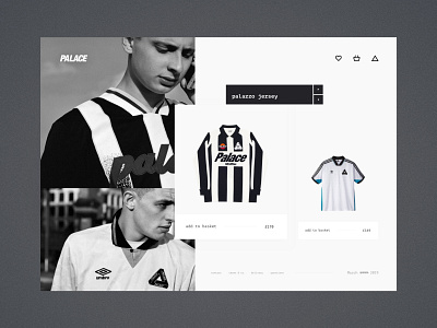 Palace skateboards clothing ecommerce interaction palace skateboards ui ux