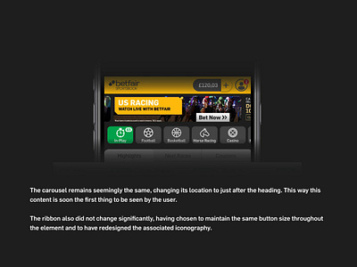 Betfair Sportsbook - Mobile UI Concept betting design mobile responsive sketch app ui ux web