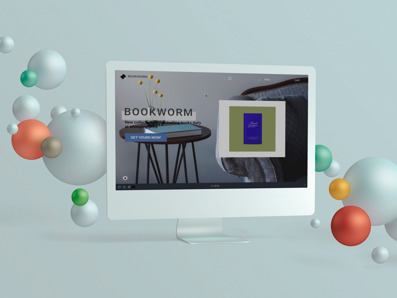 Example of Bookworm.io