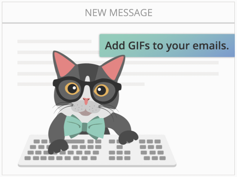 Typing cat animation cat email gif illustration keyboard typing