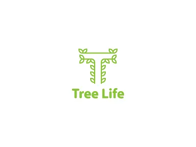Tree Life branding design flat logo logodesign logodesigner logodesigns minimal minimalist