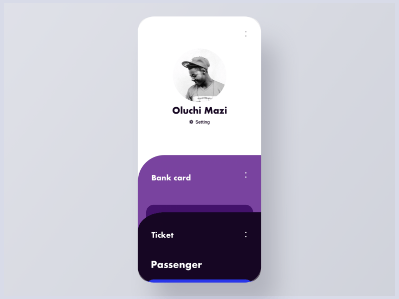 Card voucher management app design ui ux