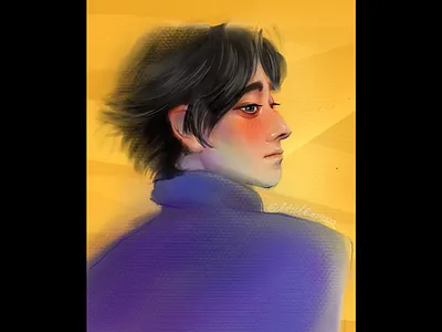 Daily illustration#3 character digital digital art illustration illustrator ipad portrait procreate