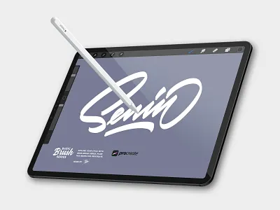 Sell this Brush for Procreate app on IOS branding brush calligraphy graphic handlettering inspiration lettering logo procreate procreate brush type typography ui ux vintage wip