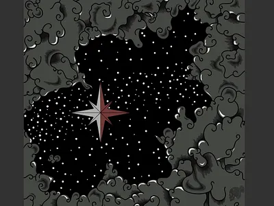 StarBoy Illustration animation art clouds design illustration logo moon north shade space stars