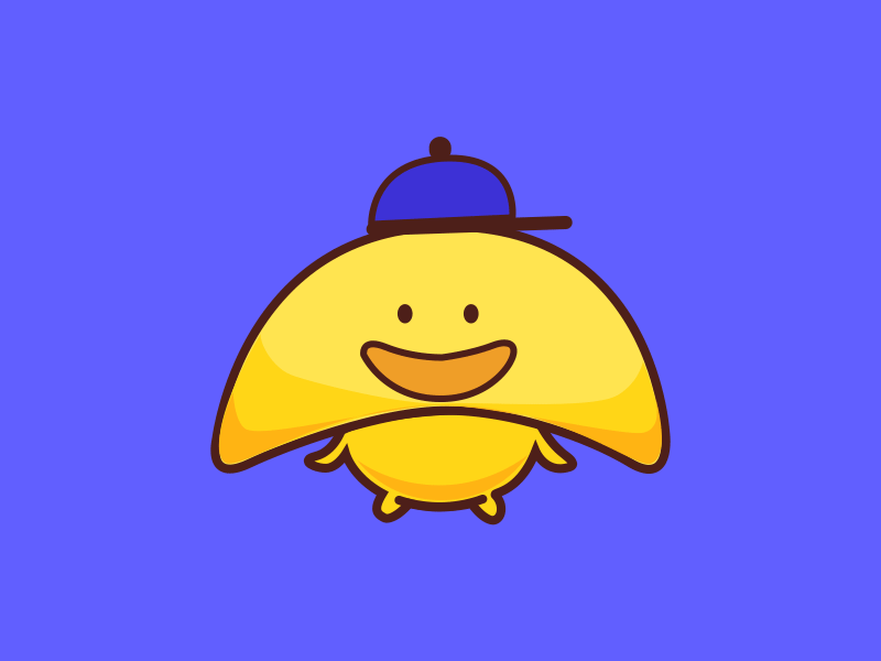 Hello gold animation blue and yellow cartoon comic charcater cute adorable fantasy fun art gif gold illustration motion splash screen yellow yellow logo