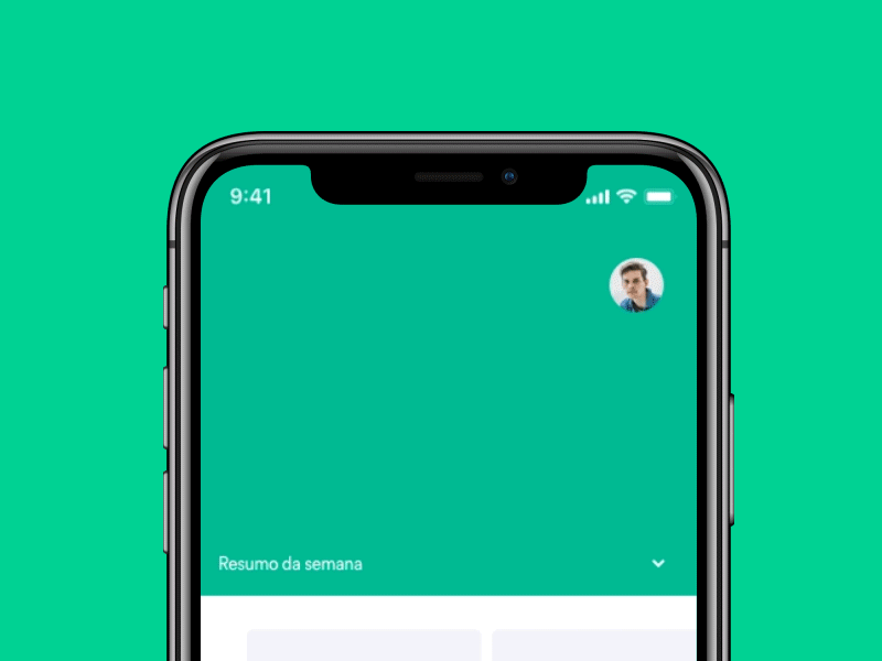 Header Comunication animation app design minimal modern product study ui ux